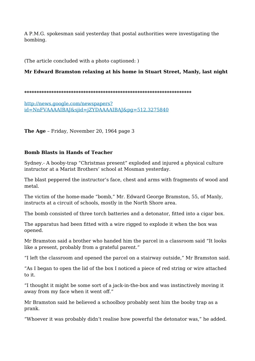 Bill Lloyd Marist Memoirs — page 11