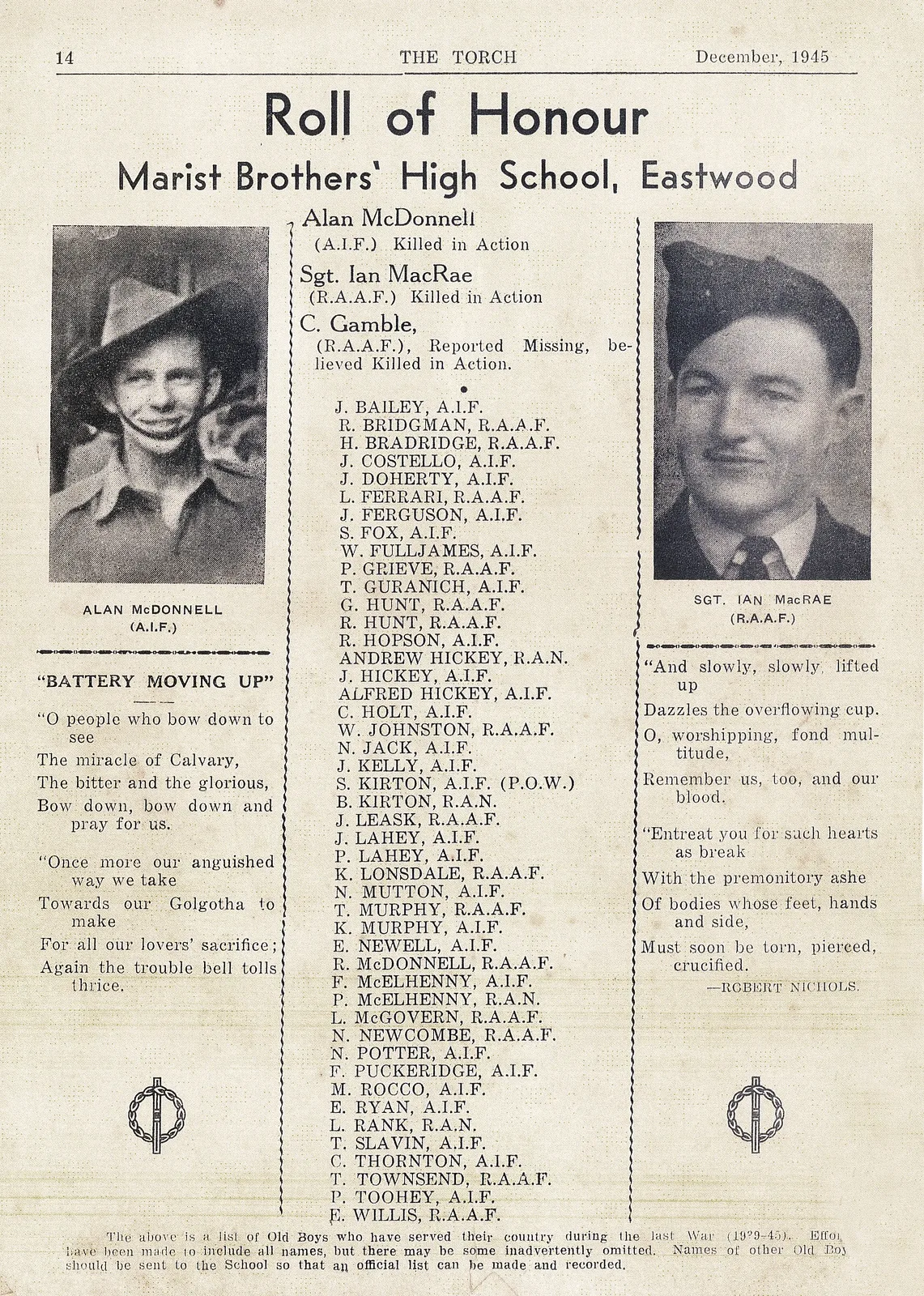Archive photograph, 1945