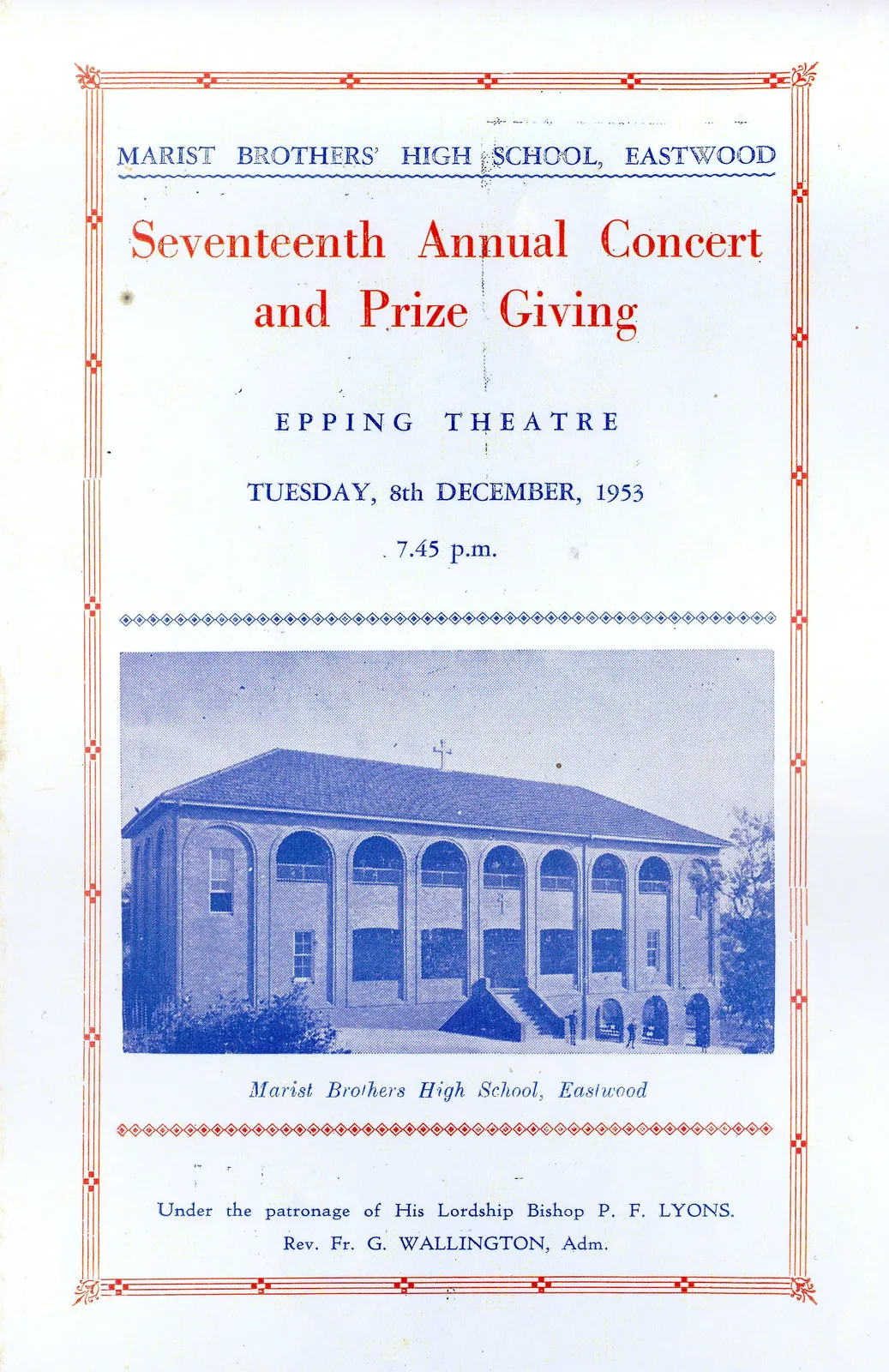 Archive photograph, 1953
