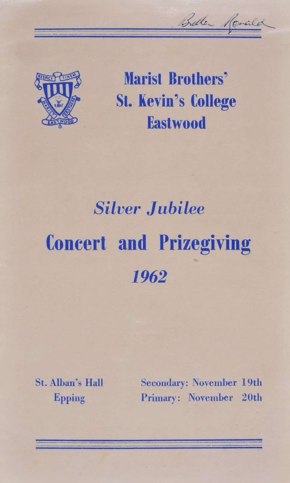 Archive photograph, 1962