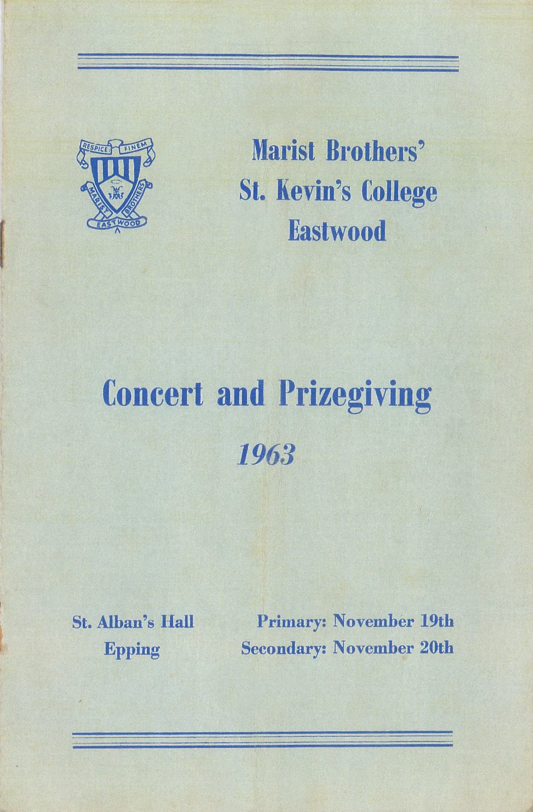 Archive photograph, 1963