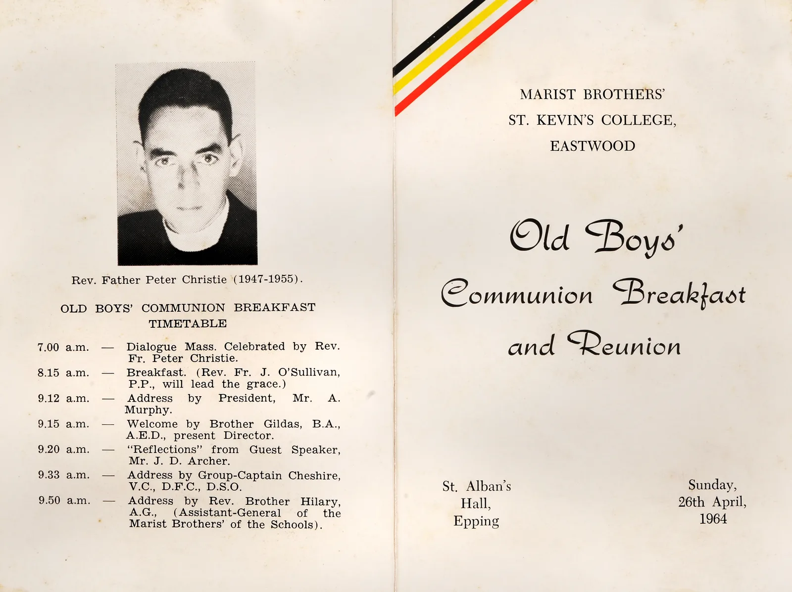 Archive photograph, 1964