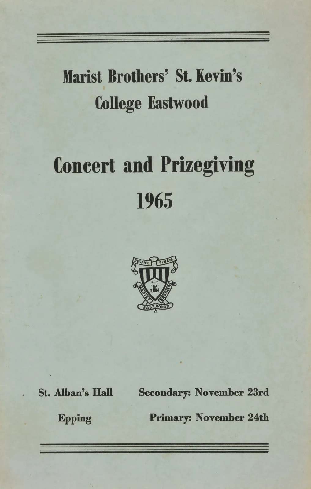 Archive photograph, 1965