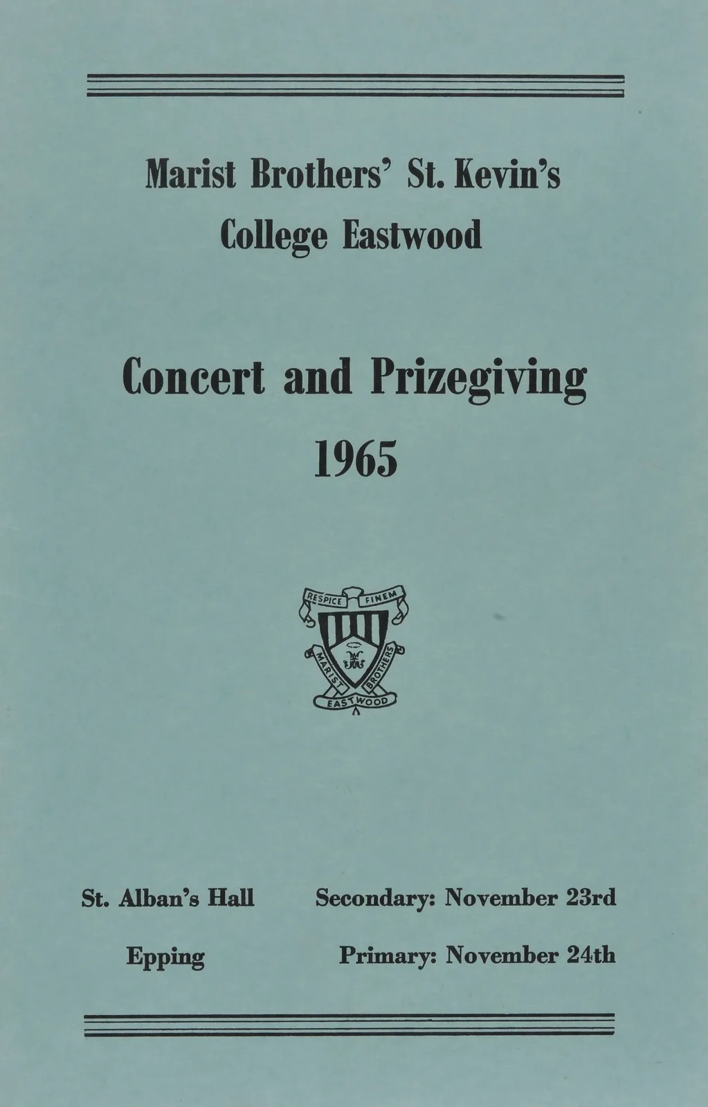 Archive photograph, 1965