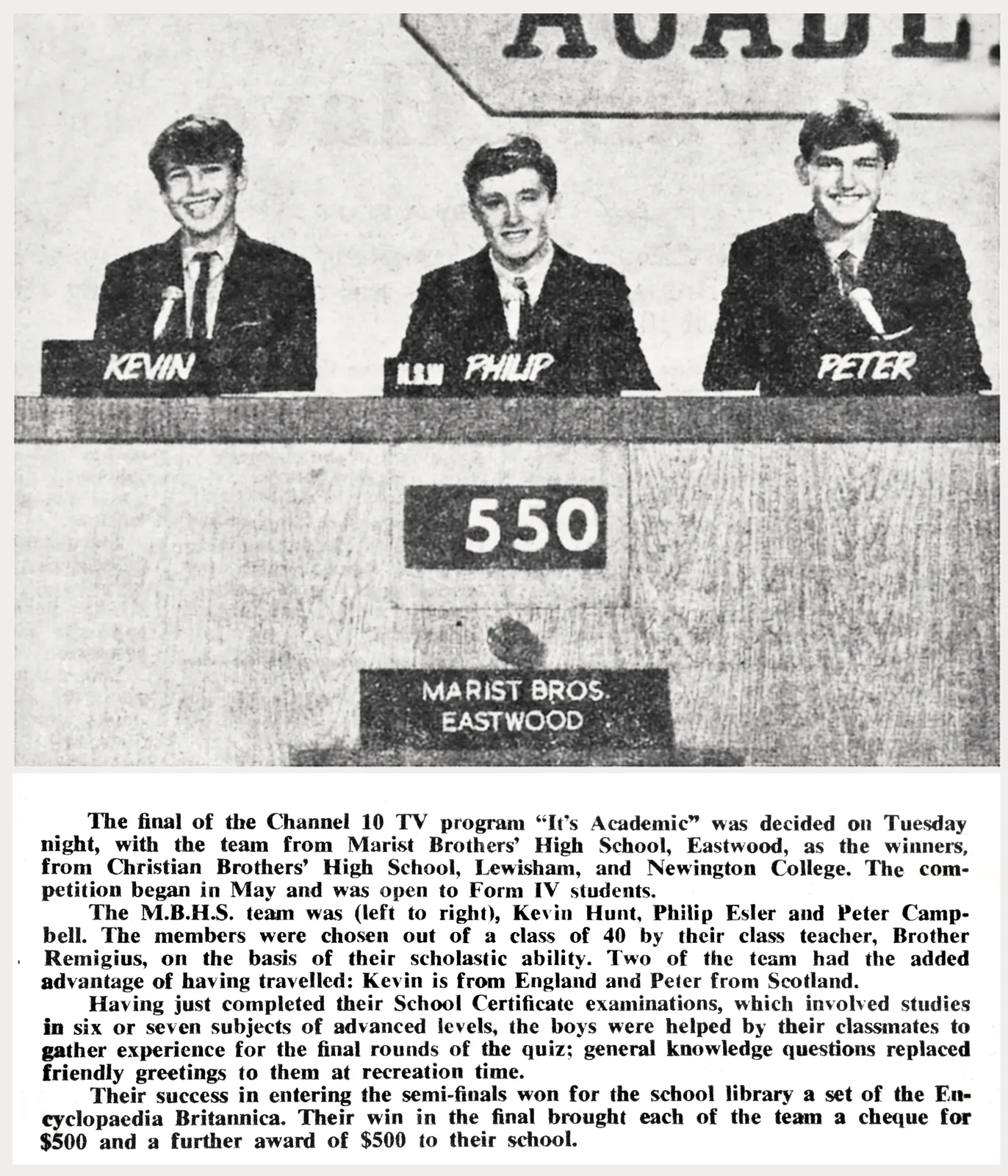 Archive photograph, 1968