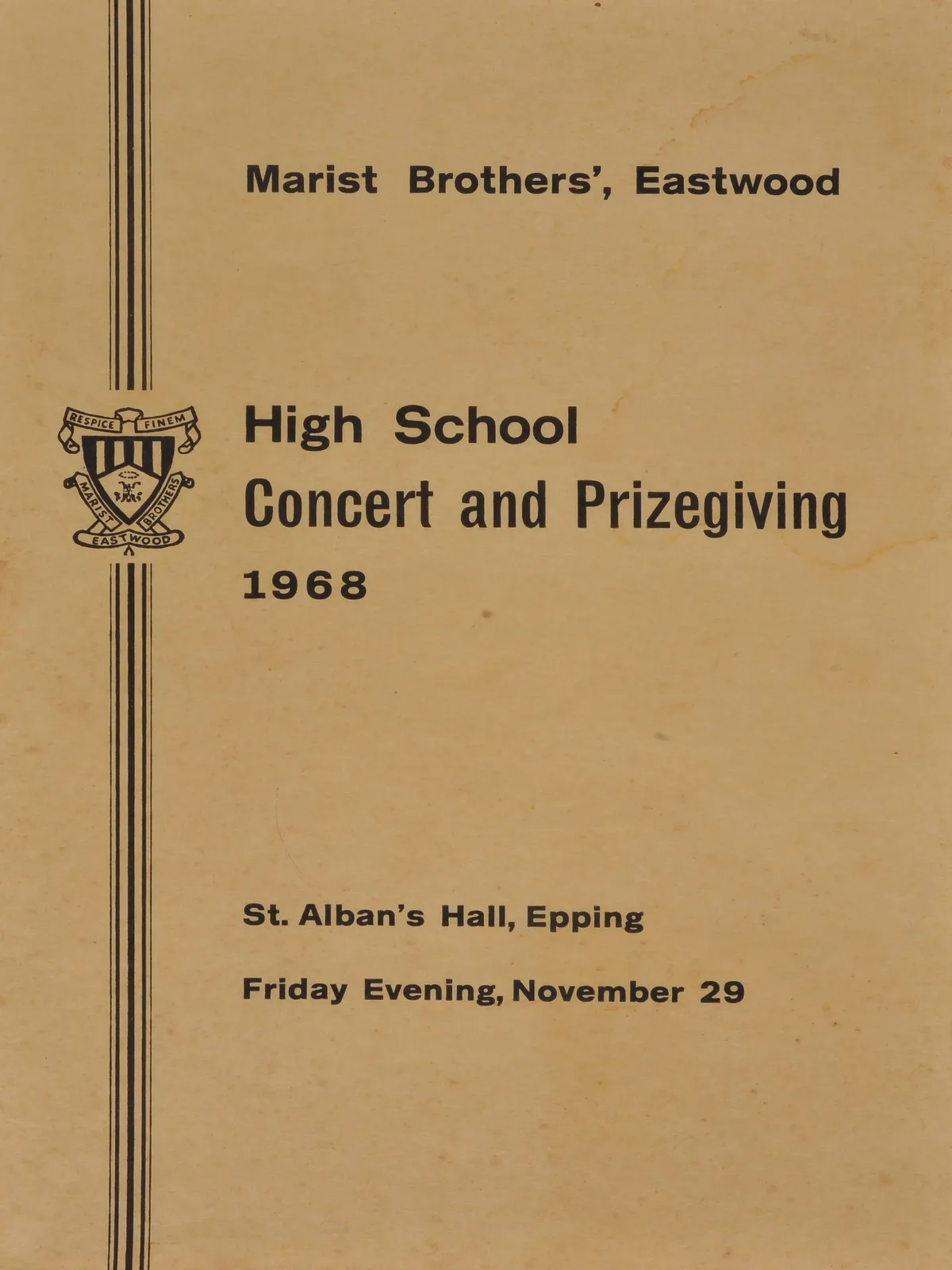 Archive photograph, 1968